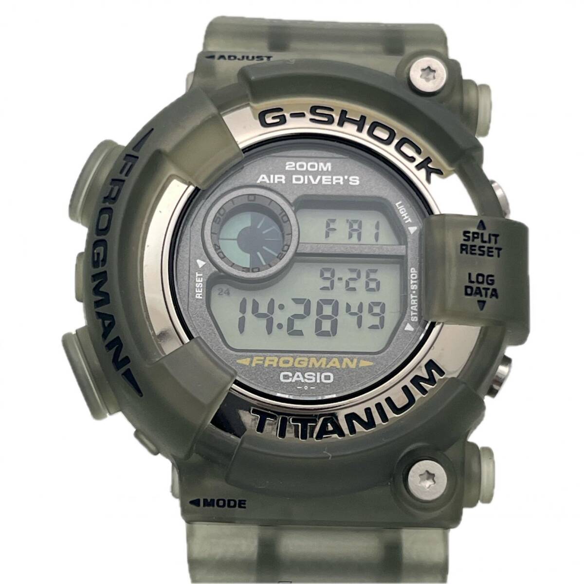 CASIO G-SHOCK カシオ ジーショック 腕時計 DW-8200 クォーツ カーキ系 フロッグマン ◆2006拍卖