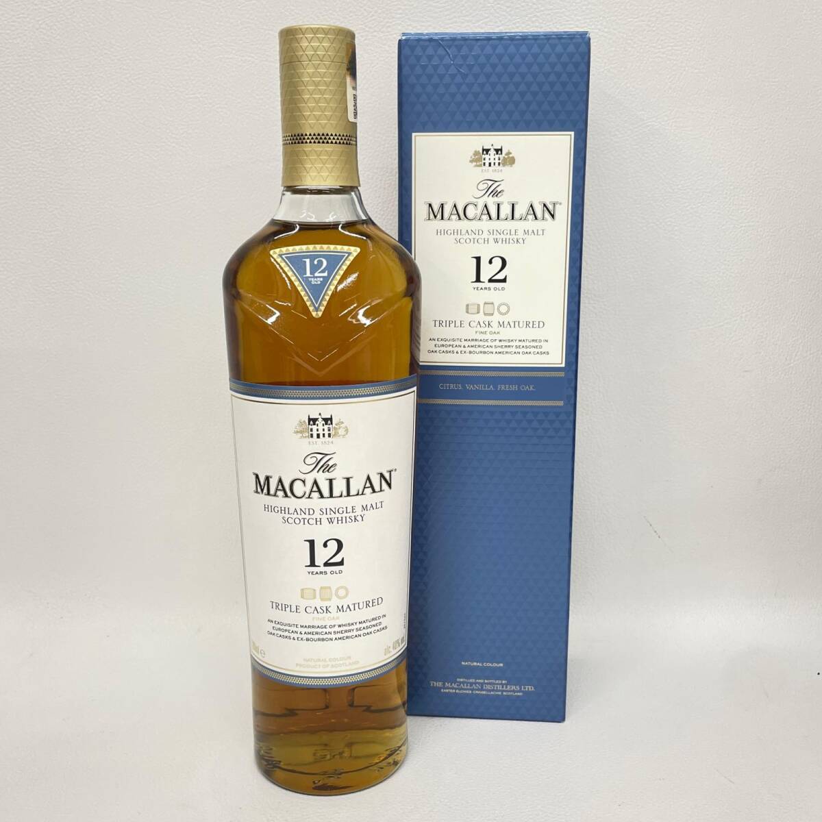 未開栓 マッカラン トリプルカスク 12年 ウィスキー スコッチ 700ml 箱付 40% MACALLANT 中古 ◆2008拍卖