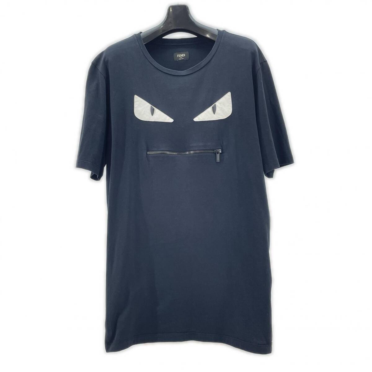 フェンディ 半袖Tシャツ SIZE XXL モンスター バッグバグズ ブラック FY0910 A4PZ メンズ 古着 FENDI 中古 ◆2015拍卖