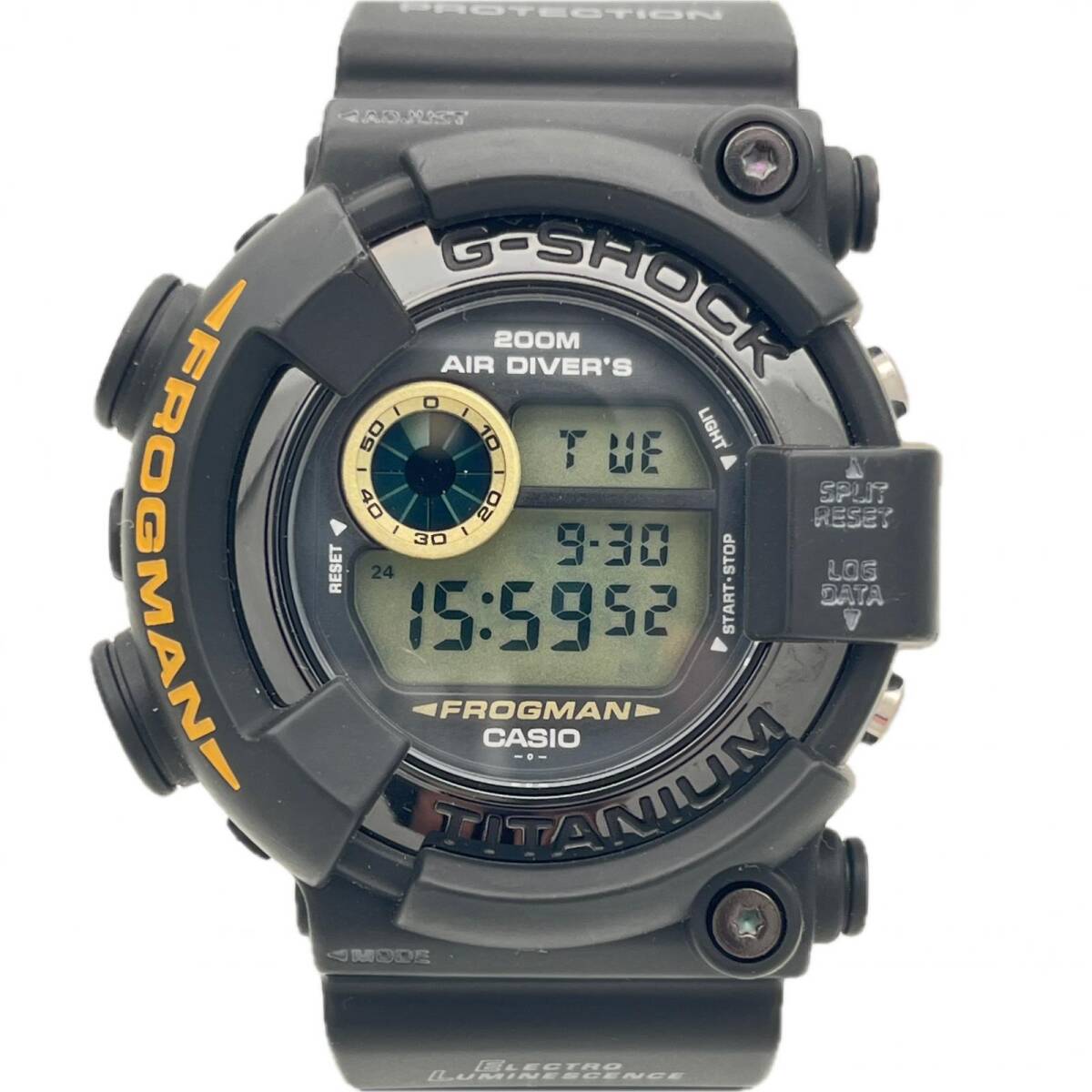 CASIO G-SHOCK カシオ ジーショック 腕時計 DW-8200 クォーツ フロッグマン ブラック ◆2006拍卖