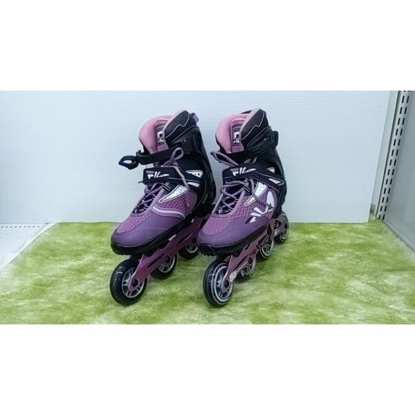 【中古良品】 FILA SKATES フィラ スケート Legacy Pro 80 LADY レガシー バイオレット / ブラック UK8 EU42 MP27 ◆2011拍卖