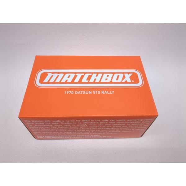 【未使用品】Matchbox 1970 Datsun 510 Rally 限定品 マッチボックス ミニカー ◆2001拍卖