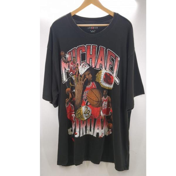 【美品】 AIR JORDAN 半袖Tシャツ ブラック サイズXXL マイケルジョーダン プリントT HM7131-010 NIKE ナイキ オーバーサイズ ◆2003拍卖