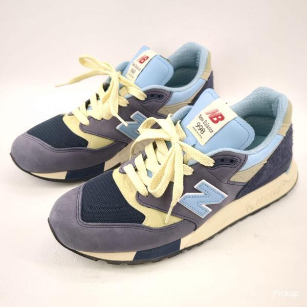 【中古】 NEW BALANCE スニーカー ネイビー サイズ28.5cm U998CB MADE IN USA 汚れ等あり ニューバランス アメリカ製 USED ◆2003拍卖