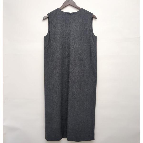 美品】HERMES ヘリンボーン ツイード ロングワンピース ネイビー SIZE38 カシミア混合 フランス エルメス多数出品中 ◆2005拍卖