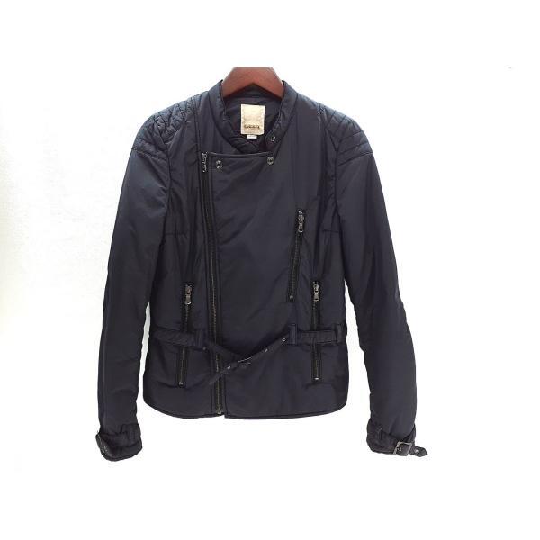 ディーゼル ナイロンジャケット RN93243 CA25594 レディース ブラック サイズXS ナイロン100% DIESEL ◆2004拍卖