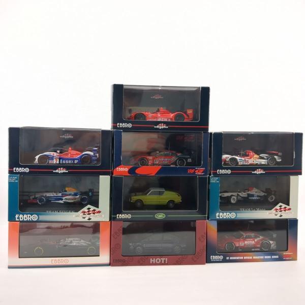 エブロ 1/43 全10台 セット EBBRO 箱付き ミニカー ダイキャストカー アロンソ NISSAN COUPE HONDA CIVIC ◆2005拍卖