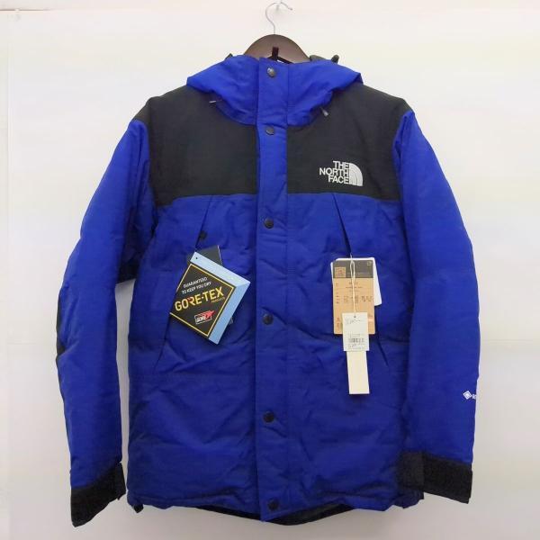 未使用品】THE NORTH FACE マウンテンダウンジャケット GORE-TEX SIZE M ブルー×ブラック ND92237 ノースフェース ◆2005拍卖