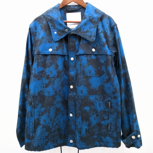 KENZO FB65VE2159T8 Ghost Flower Jacket ブルー SIZE M ケンゾー ジャケット ◆2006拍卖