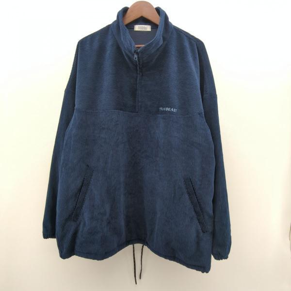 ラディアル プルオーバージャケット RAD-22AW-JK012 ネイビー SIZE L コーデュロイ RADIALL ◆2006拍卖