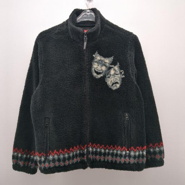 シュプリーム ジャケット ブラック SIZE S 20SS DRAMA MASK FLEECE JACKET Supreme ◆2006拍卖