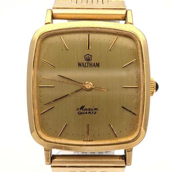 ウォルサム 腕時計 Maxim 2101160 クォーツ ステンレススチール 880261 WALTHAM ◆2006拍卖