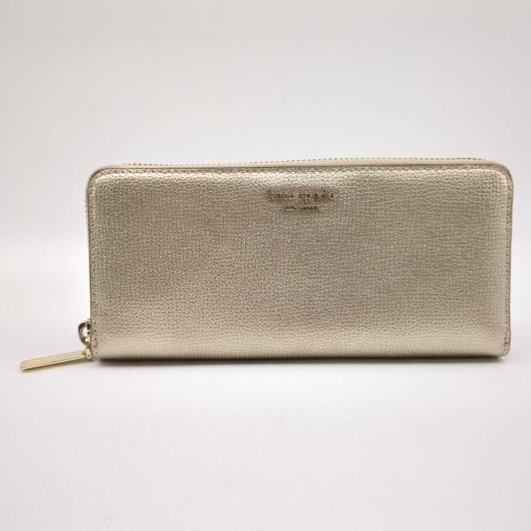 ケイトスペード 長財布 PWRU7774 ゴールド ラウンドファスナー Kate Spade ◆2006拍卖