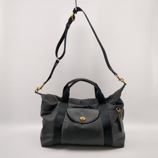 コーチ ショルダーバッグ カーゴ ウィークエンダー ビンテージ ローズプリント インテリア 6089 ブラック COACH ◆2006拍卖