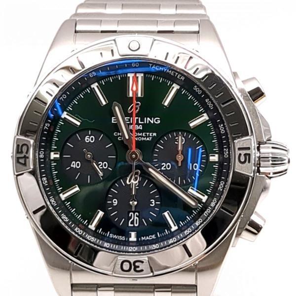 ブライトリング クロノマット ベントレー AB01343A1L1A1 B0142 AB0134 グリーン文字盤 腕時計 オートマチック ◆2006拍卖