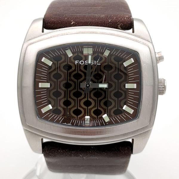 フォッシル ビッグティック 腕時計 JR-8264 クォーツ レザー 300307 FOSSIL bigtic ◆2006拍卖
