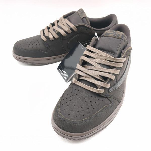 未使用品 ナイキ トラヴィス エアジョーダン DM7866-202 Travis Scott × Nike Air Jordan 1 Low OG SP SIZE 27.5cm ◆2006拍卖