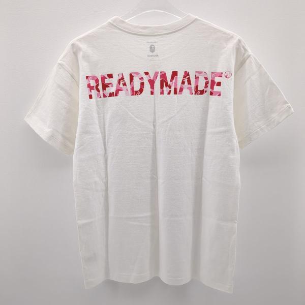 アベイシングエイプ×レディメイド Tシャツ ピンクカモ ホワイト SIZE S A BATHING APE×READY MADE ◆2006拍卖