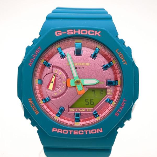 カシオ G-SHOCK 腕時計 GMA-S2100BS-3AJF クォーツ D2A2G5 CASIO ◆2006拍卖
