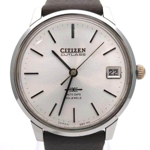 シチズン カトラス デイト CUDS 300I-Y 33石 自動巻き アンティーク メンズ 腕時計 稼働品 中古 CITIZEN ◆2008拍卖