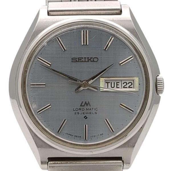セイコー ロードマチック 25石 5606-7010 自動巻 メンズ アンティーク 腕時計 稼働品 中古 SEIKO ◆2008拍卖