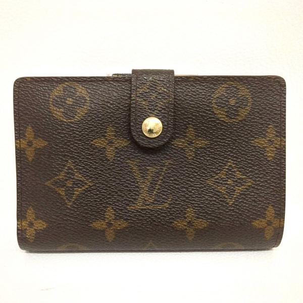 ルイヴィトン 二つ折り財布 ポルトフォイユ・ヴィエノワ モノグラム M61674 LOUIS VUITTON USA製 中古 ◆2008拍卖