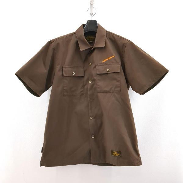 ネイバーフッド 半袖シャツ SIZE S ワークシャツ ブラウン 201TSNH-SHM12 メンズ 古着 NEIGHBORHOOD 中古 ◆2015拍卖
