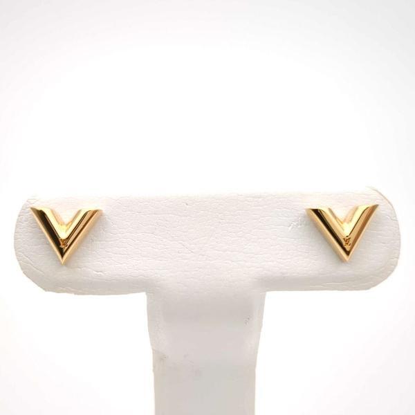 ルイヴィトン ピアス エセンシャルV M68153 ゴールドカラー 本体のみ LOUIS VUITTON アクセサリー 中古 ◆2008拍卖