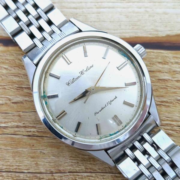 シチズン ハイライン HL0S81301-SA 23石 手巻き アンティーク 腕時計 稼働品 CITIZEN Hi-Line 中古 ◆2008拍卖