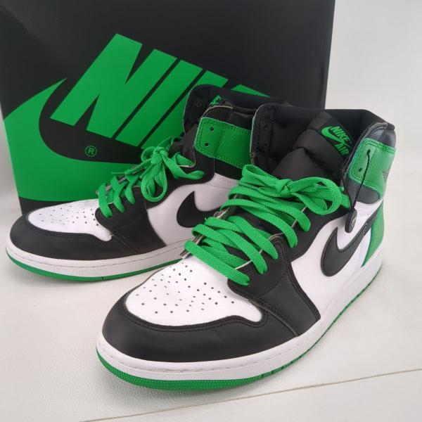 ナイキ スニーカー エアジョーダン1 サイズ 30.5cm グリーン DZ5485-031 メンズ NIKE AIR JORDAN 1 靴 中古 3114/高洲店 ◆2009拍卖