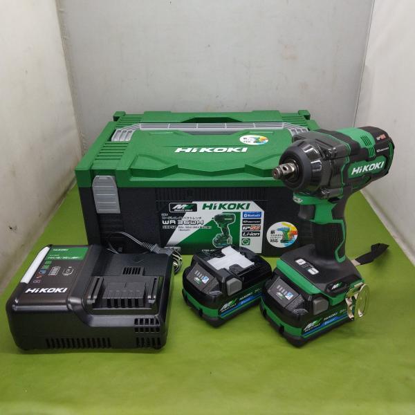 ※未使用品 HiKOKI WR36DH(2XPSZ) コードレスインパクトレンチ バッテリーx2・充電器・ケース付 マルチボルト ◆2012拍卖