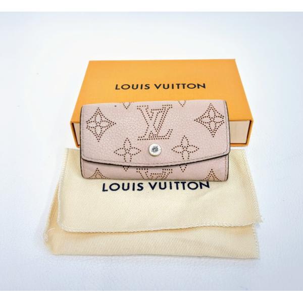 LOUIS VUITTON ルイヴィトン モノグラム マヒナ ミュルティクレ4 マグノリア M64056 TN2177 ホック破損 ◆2010拍卖