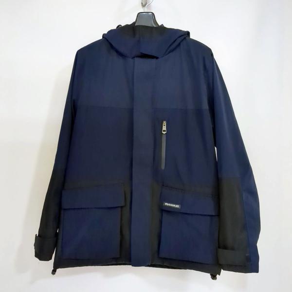 ウノ ピゥ ウノ ウグァーレ トレ リラックス ナイロンパーカー SIZE 46 紺色 1piu1uguale3 relax 中古 ◆2015拍卖