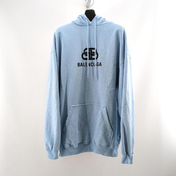 バレンシアガ パーカー SIZE S スカイブルー 570811 THV78 20SS メンズ 古着 BALENCIAGA 中古 ◆2015拍卖