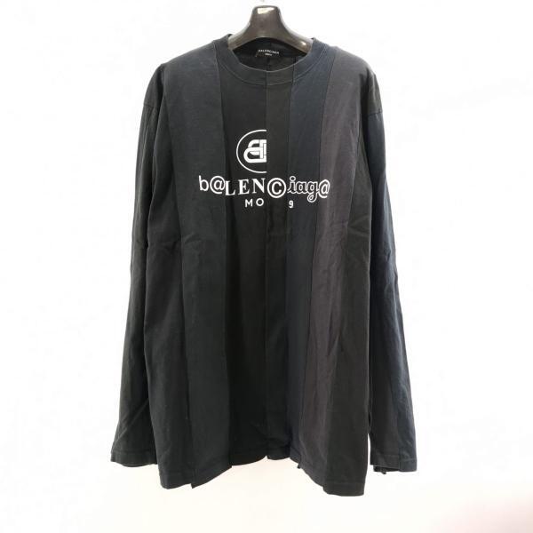 バレンシアガ 長袖Tシャツ SIZE XXS 青山ブティック限定 ブラック メンズ 古着 BALENCIAGA 中古 ◆2015拍卖
