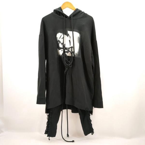 フェンティ×プーマ セットアップ RIHANNAパーカー SIZE M ブラック レディース 古着 FENTY×PUMA 中古 ◆2015拍卖