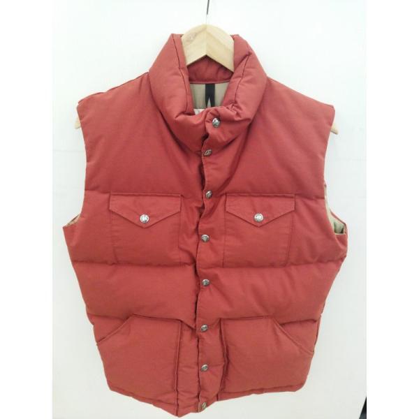 THE NORTH FACE ザ・ノース・フェイス ND-1080 ダウンベスト 茶タグ USA製 M ※羽毛抜け有り アウトドア ◆2007拍卖