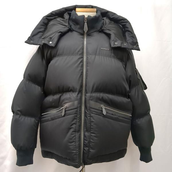 美品 バーバリーロンドン ダウンジャケット メンズ Mサイズ ブラック 黒 BURBERRY LONDON ENGLAND 中古 ◆2008拍卖