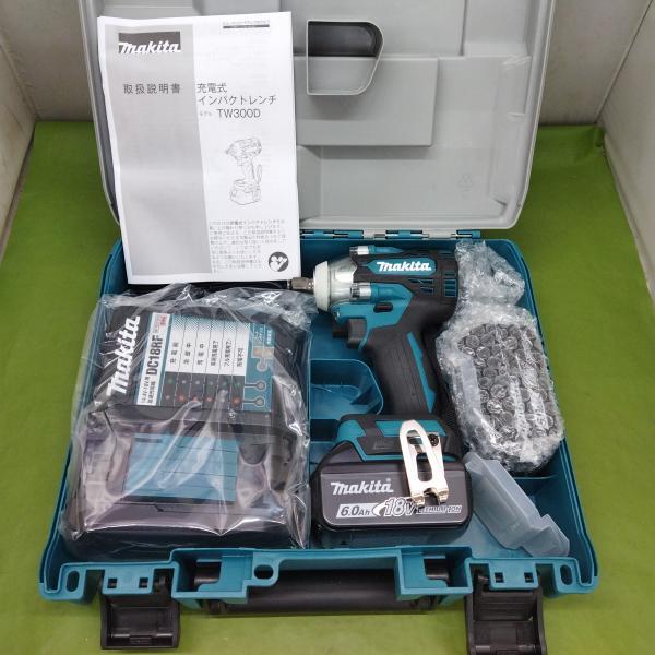 ※未使用品 MAKITA TW300DRGX 充電式インパクトレンチ 充電器・充電池2個・ケース付 18V ◆2012拍卖