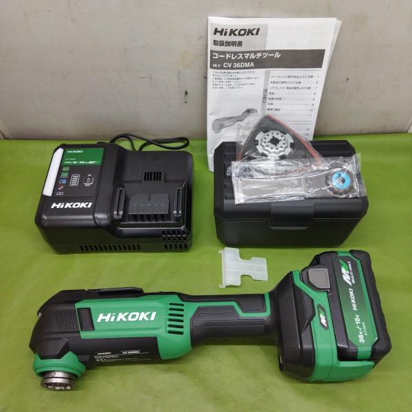 中古未使用品 ハイコーキ コードレスマルチツール CV36DMAXPZ DC36V 充電器・充電池・ケース付 HiKOKI ◆2012拍卖