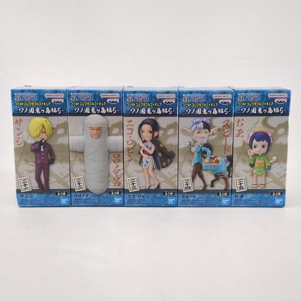ワンピース ワールドコレクタブルフィギュア 5体セット ワノ国鬼ヶ島編5 WCF ONEPIECE ホビー 中古 ◆2009拍卖