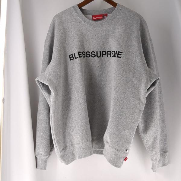 シュプリーム スウェット サイズ XL グレー メンズ Supreme 23AW SUPREME Bless Crewneck 古着 中古 ◆2009拍卖