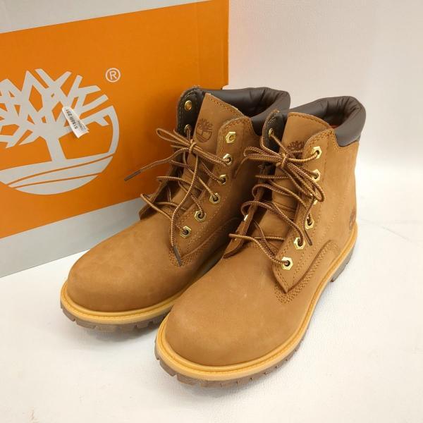 未使用品 ティンバーランド 編上げブーツ SIZE 24.5cm ウィート TB18168R231 レディース 古着 Timberland 中古 ◆2015拍卖