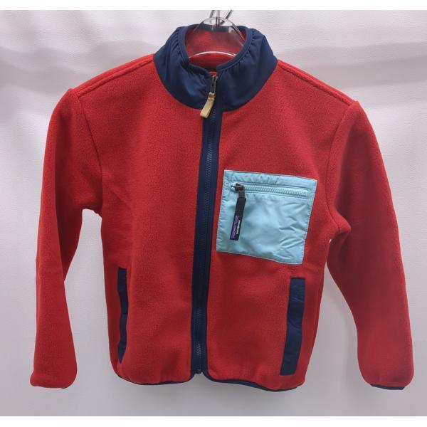 【未使用品】Patagonia SYNCHILLA キッズ レッド SIZE S (7-8) 65320 パタゴニア フリースジャケット ◆2001拍卖