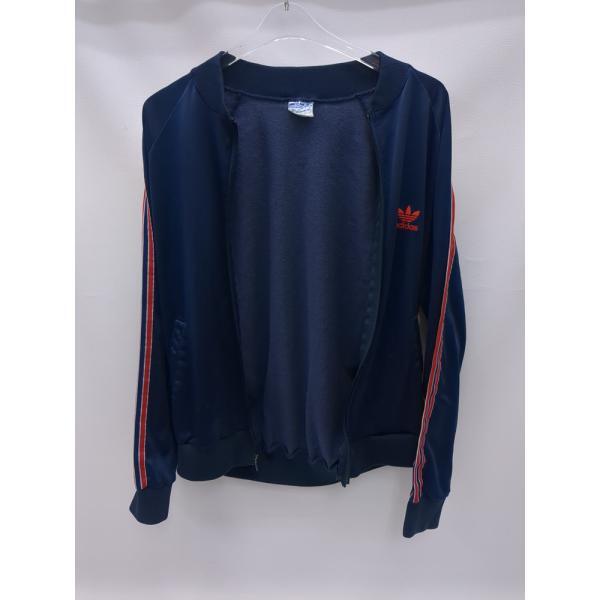 adidas メンズ ネイビー×レッド SIZE L ATP KEYROLA USA製 80s アディダス トラックジャケット ◆2001拍卖