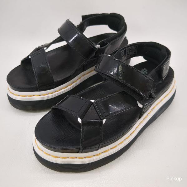 【中古】 Dr.Martens × AGYNESS DEYN UK3 レディース サンダル ブラック AW006 ドクターマーチン USED リユース ◆2003拍卖