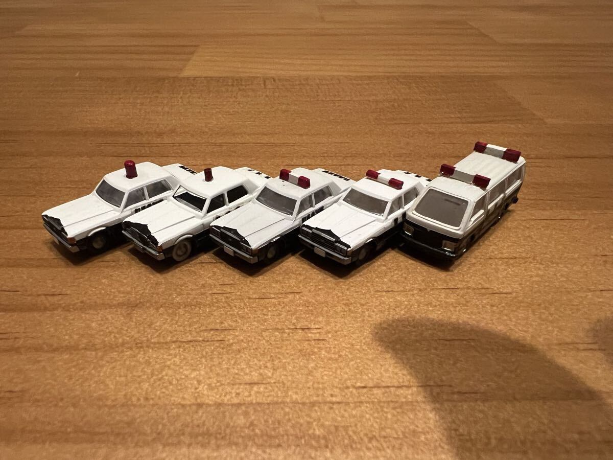 Nゲージ1/150サイズ パトカーNo.2 5台セット拍卖