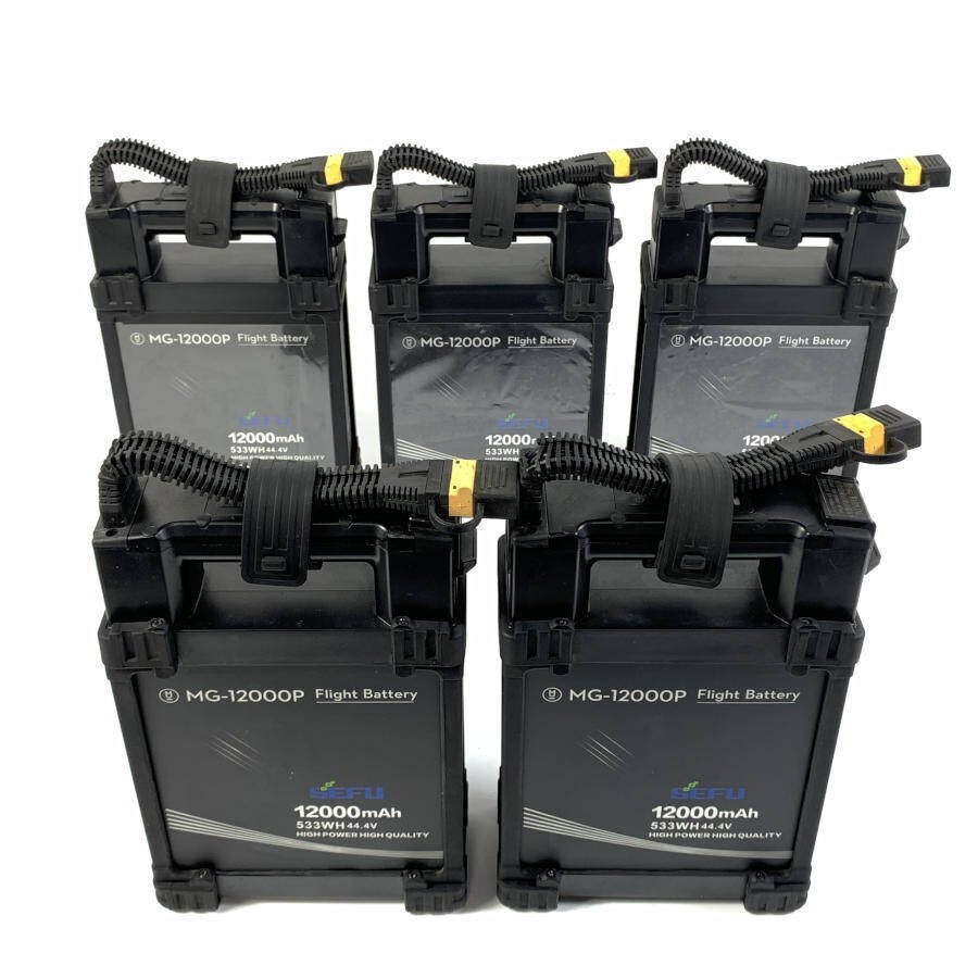 SEFU MG-12000P フライトバッテリー 5台セット 12000mAh 44.4V 533Wh ドローン用 大容量 農業 産業用*動作未確認品拍卖