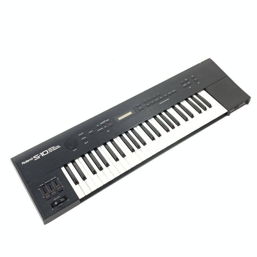 Roland S-10 シンセサイザー デジタルサンプリングキーボード 鍵盤シンセ 修理ベース★ジャンク品拍卖