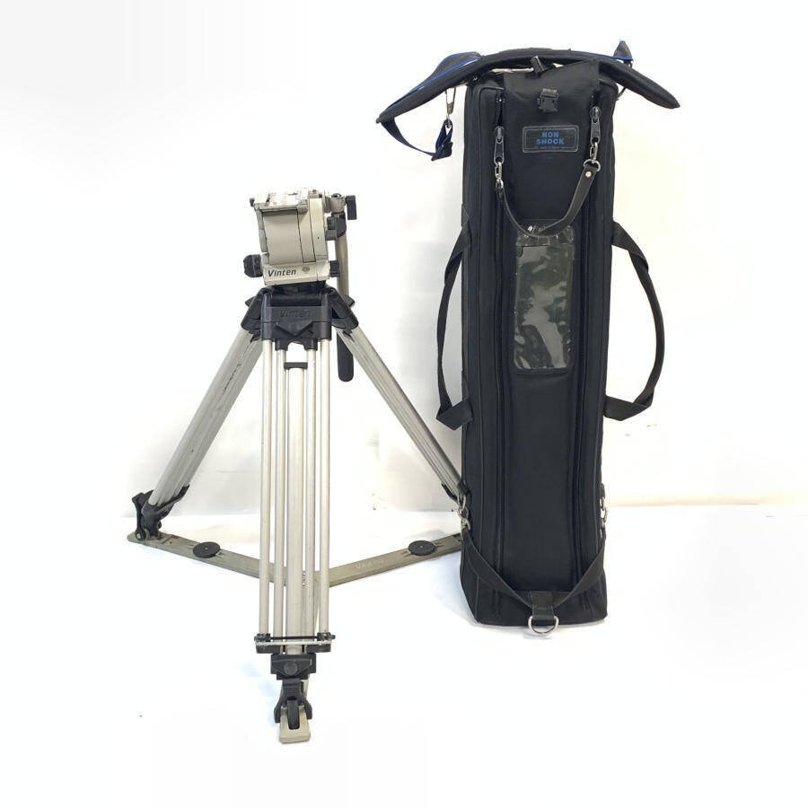 VINTEN VISION10 ヴィンテン カメラ用三脚 最大1680mm 最小730mm 収納ケース付●現状品【TB】拍卖